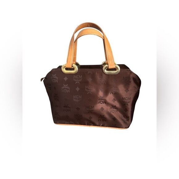 MCM Visetos Nylon Handbag - Picture 3 of 16